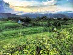 SunsetFractal_riverside_mountains