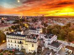 LandscapeVilniusSunsetCastle